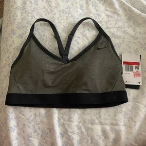 Gray Nike Indy Sports Bra